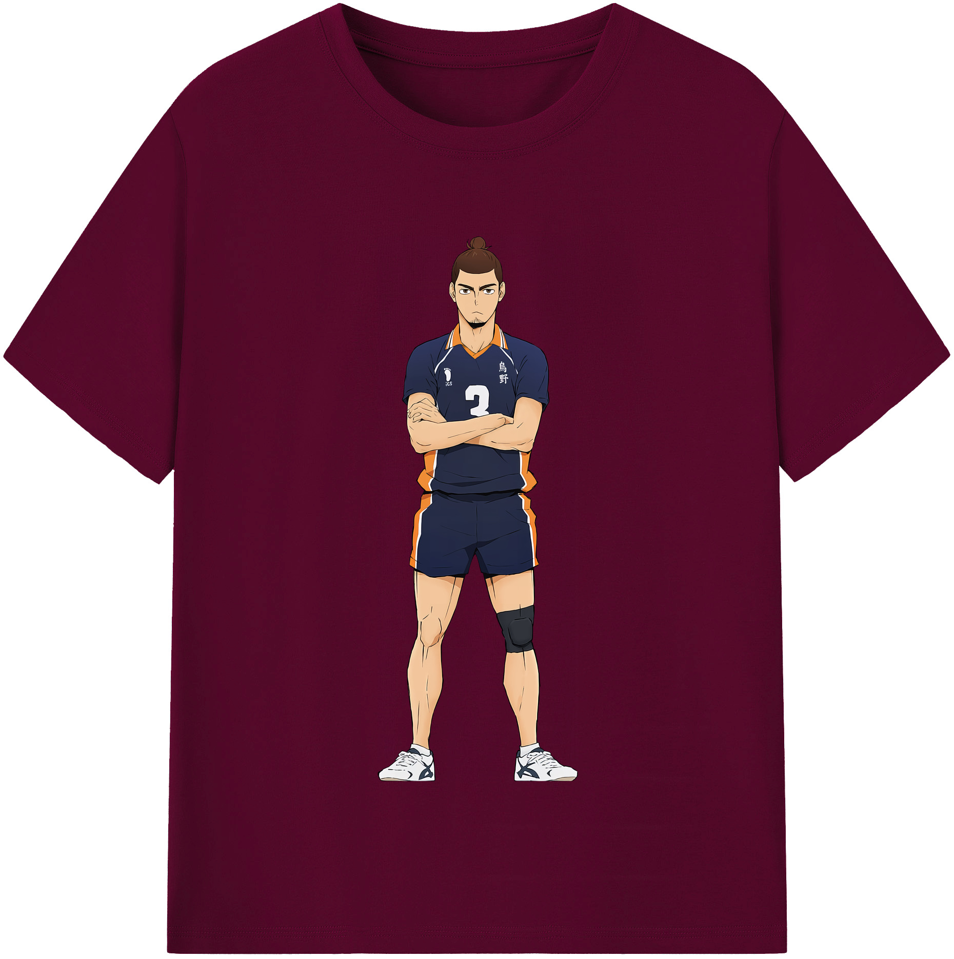 （画像用） ハイキュー!! Haikyu!! レディースカジュアルプリントTシャツ（綿100％）